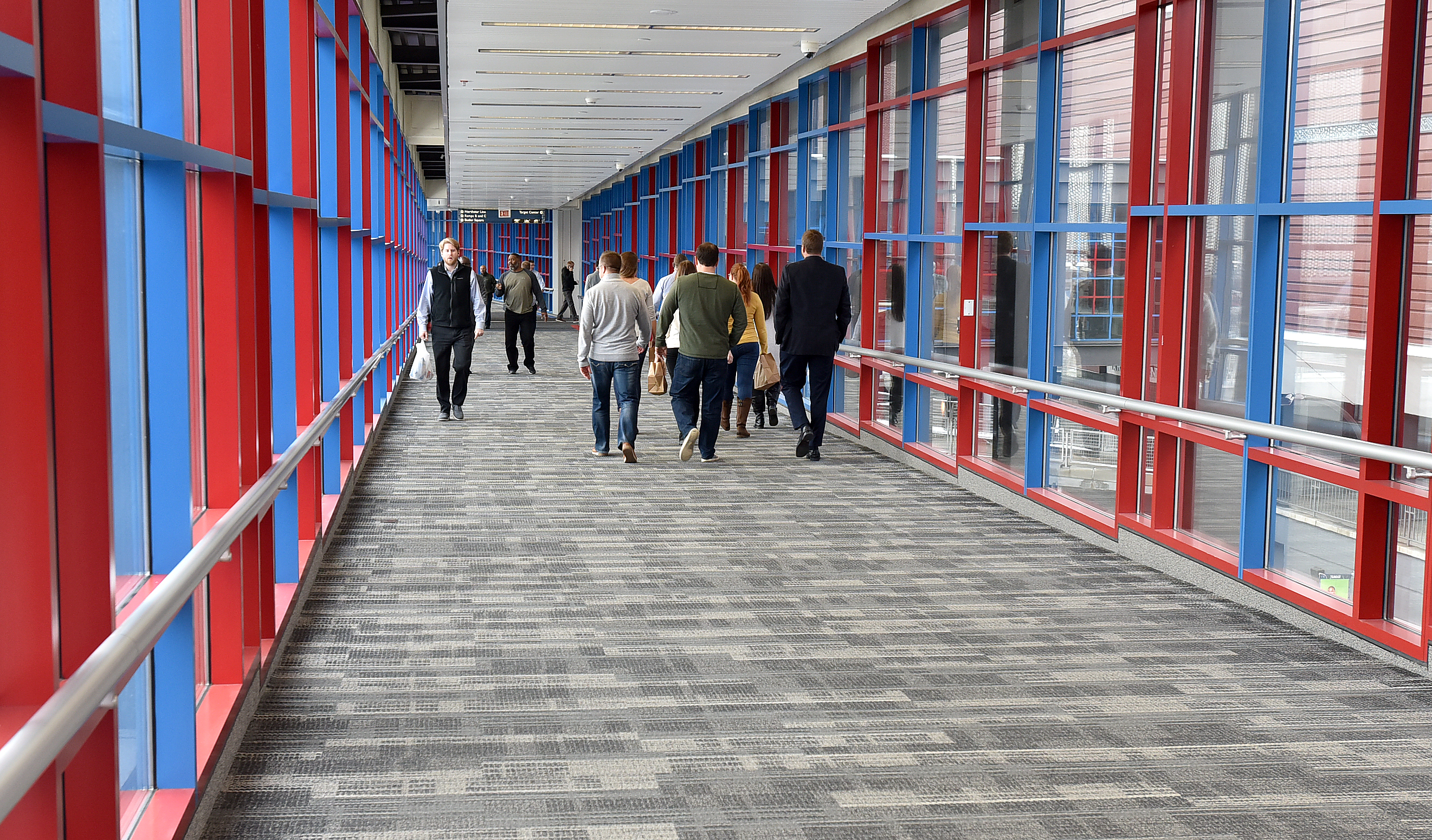 Skyways outside of the ramps