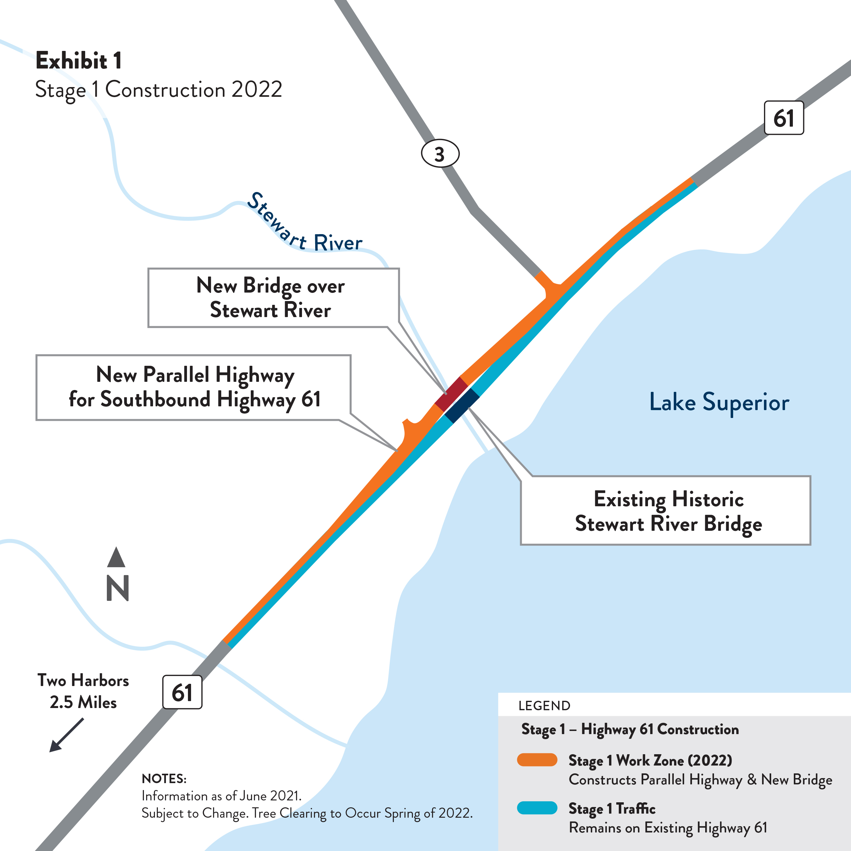 Stewart River Stage 1 map