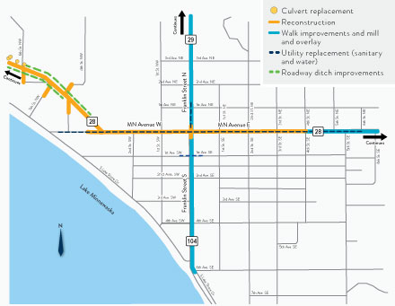 Glenwood project map