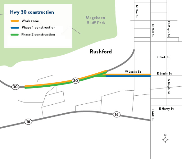 Hwy 30 project map