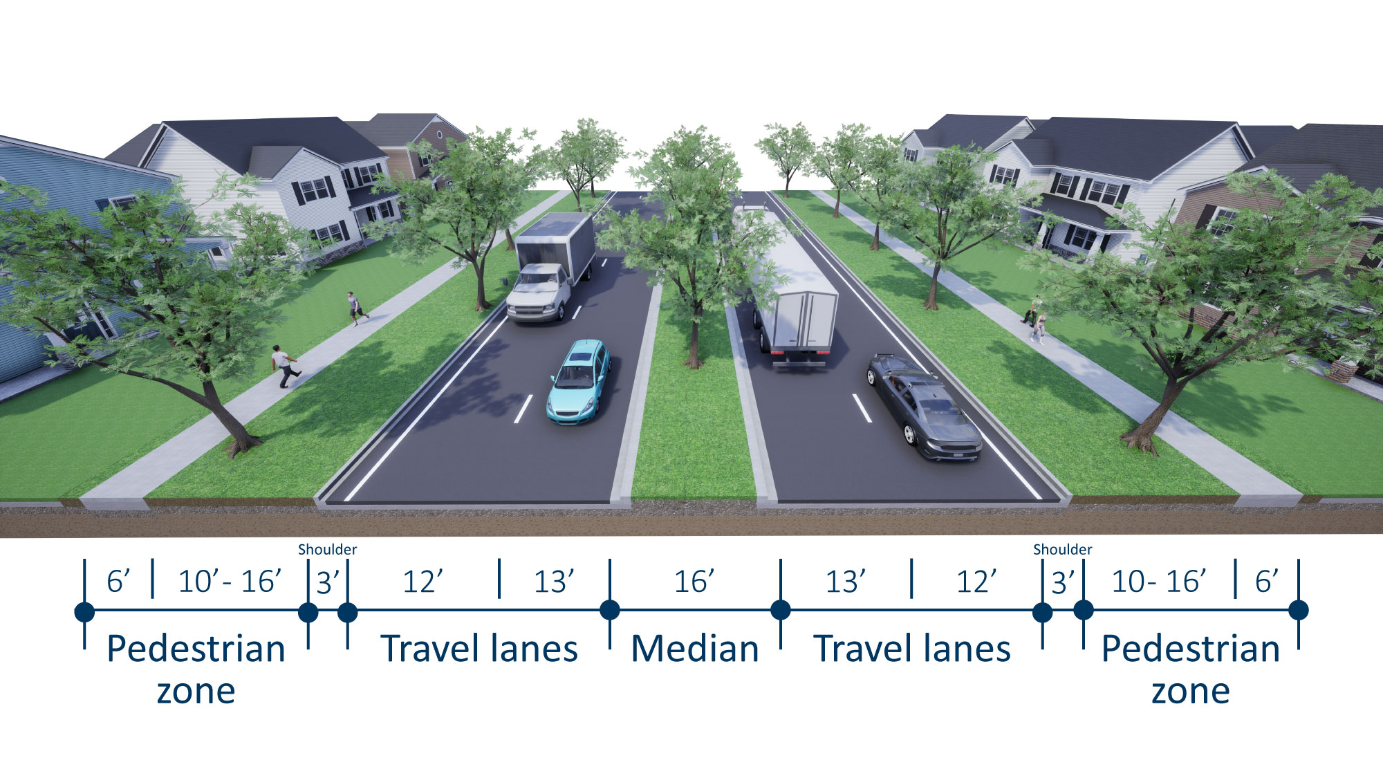 I-90 Fairmont to Blue Earth project area map