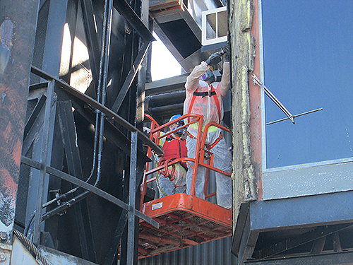 Bridge asbestos removal