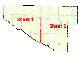 Renville County image map with link to county map