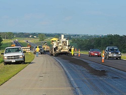 Traffic congestion on a Minnesota highway