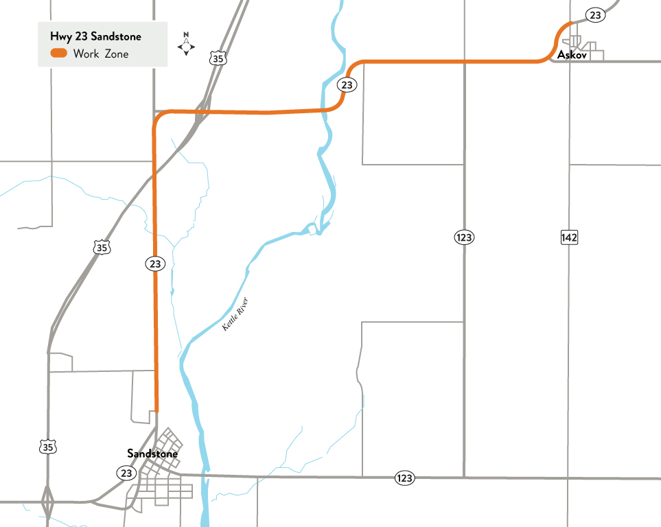 Work zone map