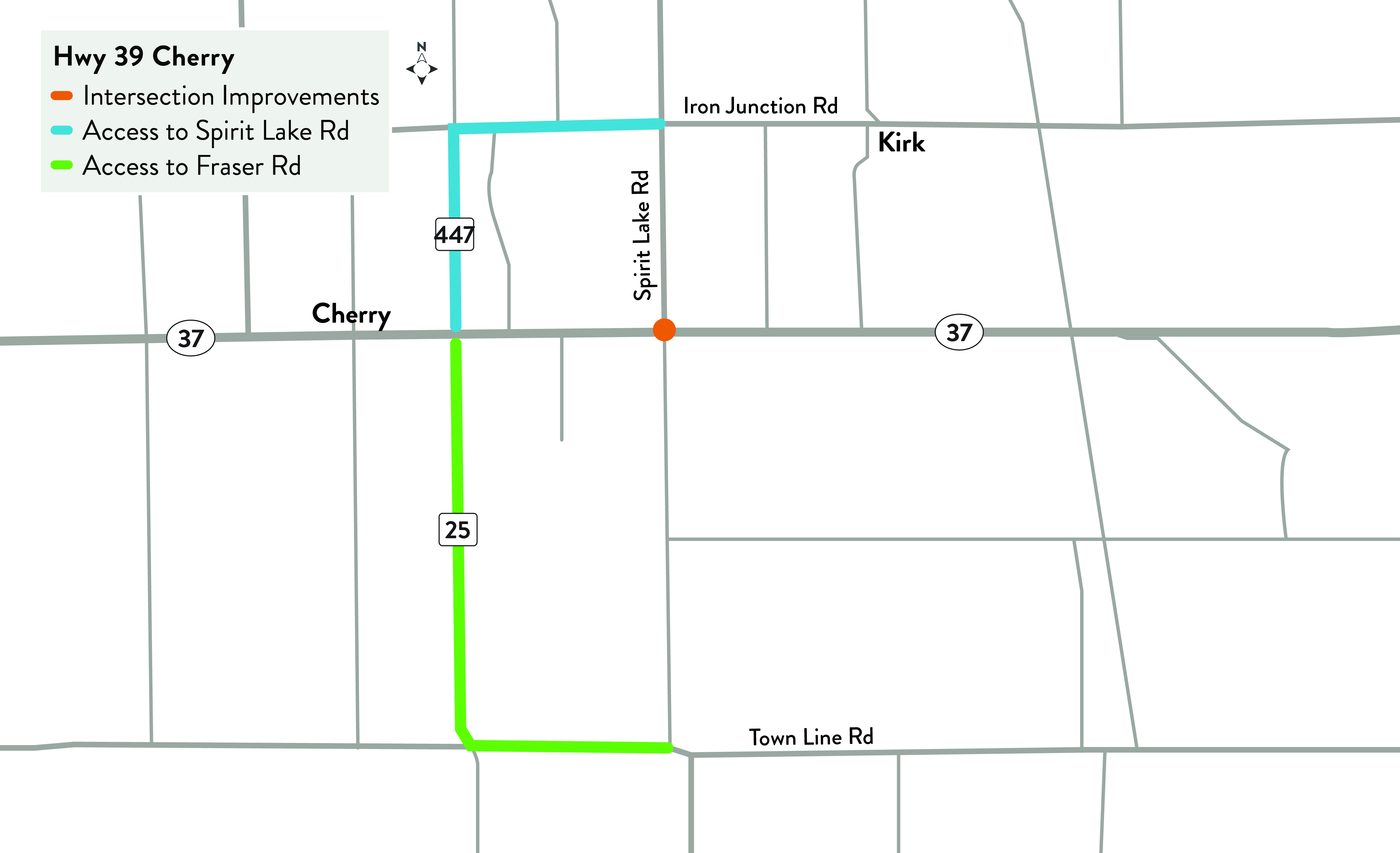 Work zone map