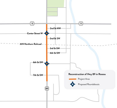 Project area Map showing project area