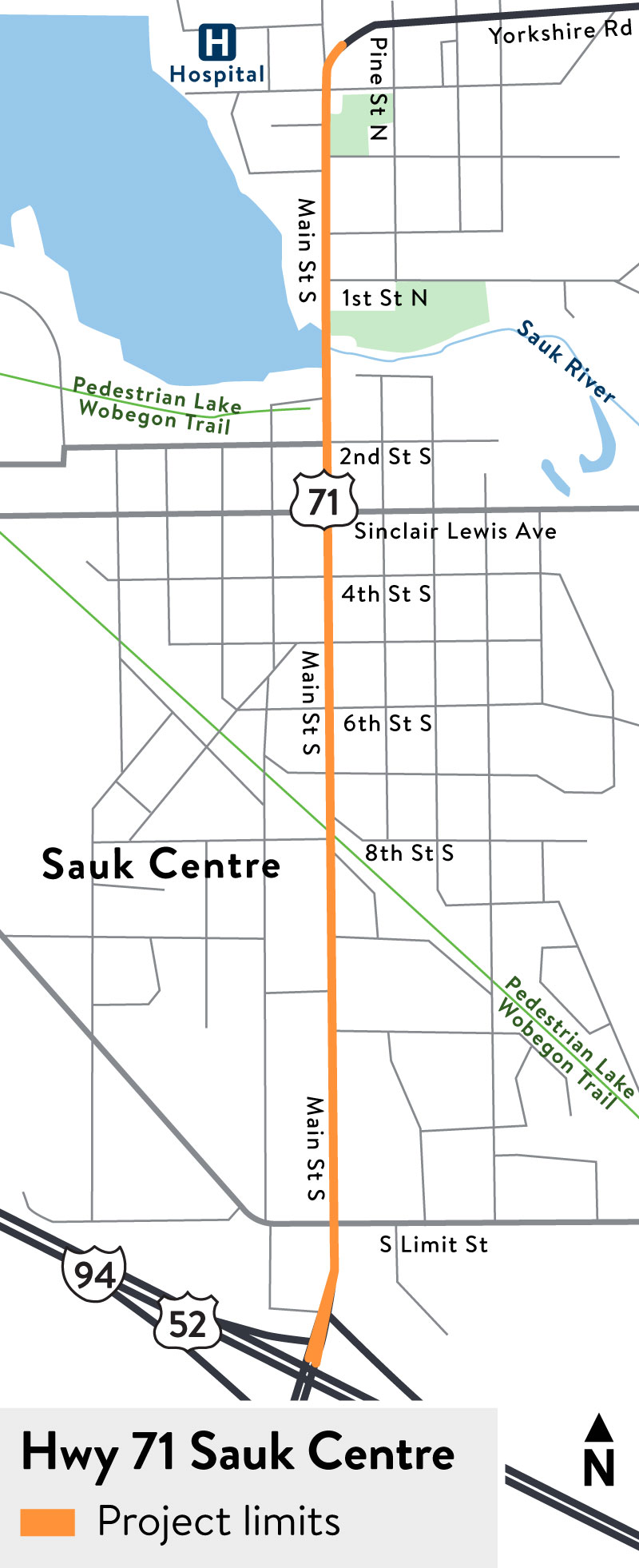 Image map of project Project map