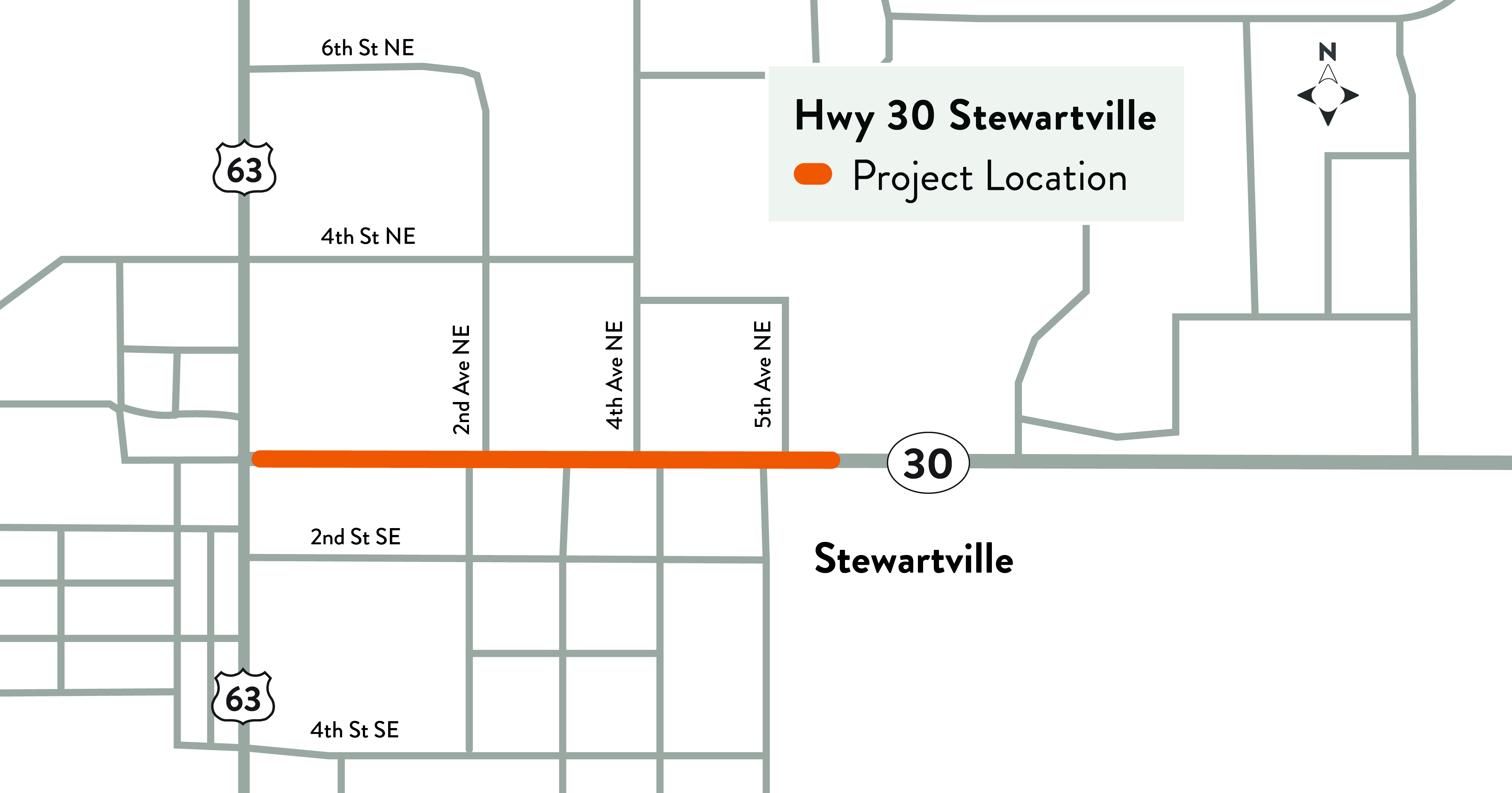 Hwy 30 project area