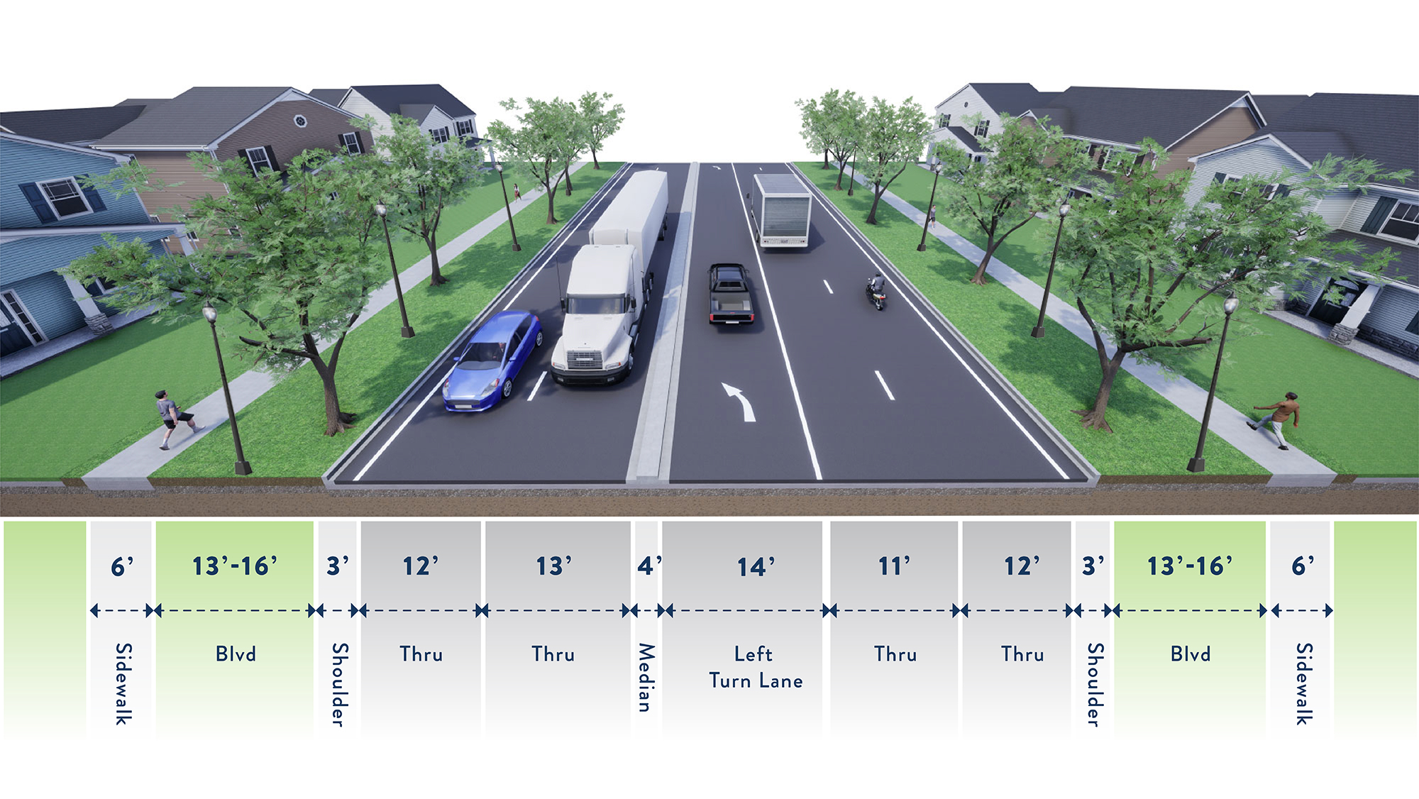 Highway 169 Revitalization project location map