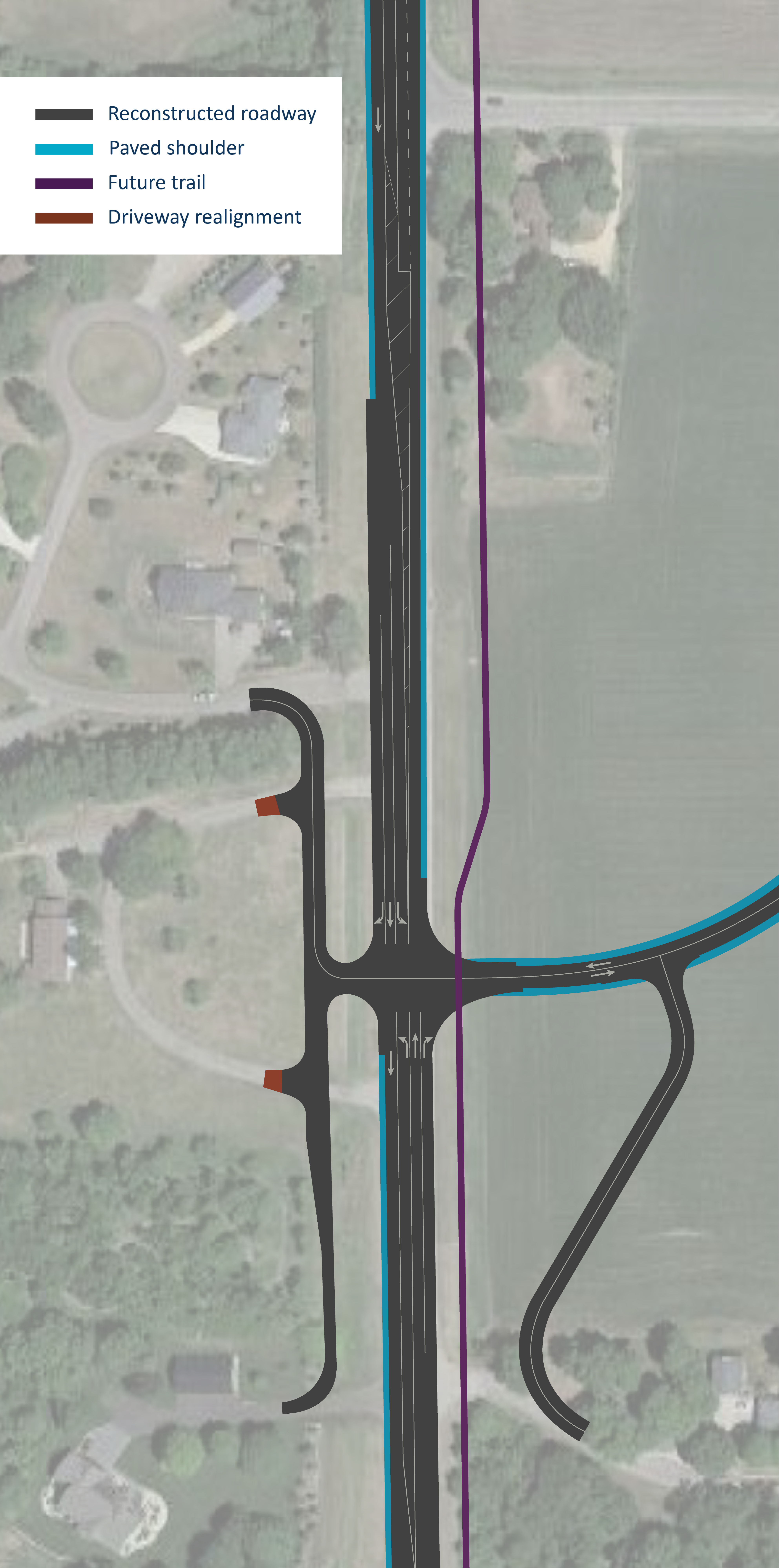 Le Sueur County Road 2 map