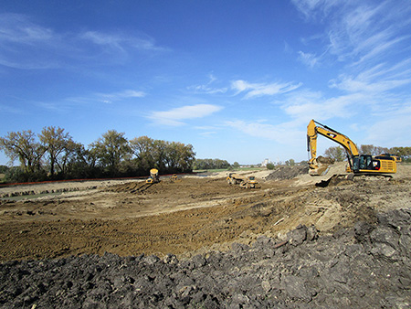 Willmar Wye Project Willmar Wye project - excavation northeast of Hwy 40 and CR 55, view 1