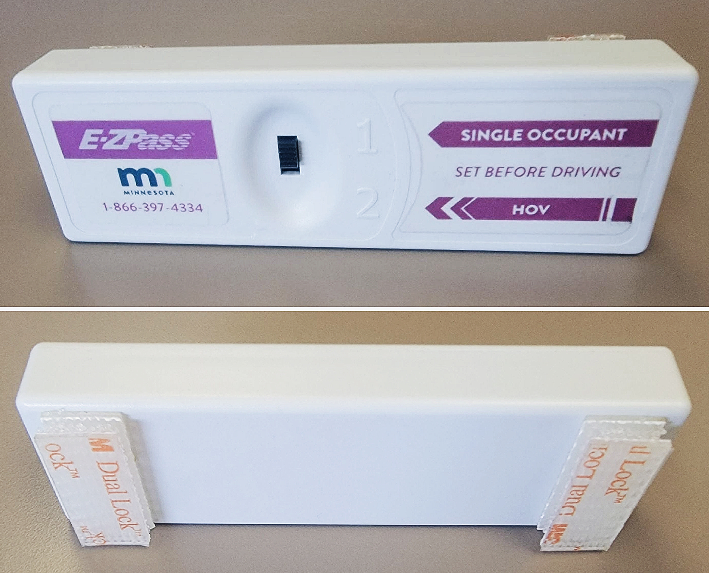 ezpass Minnesota switchable tag